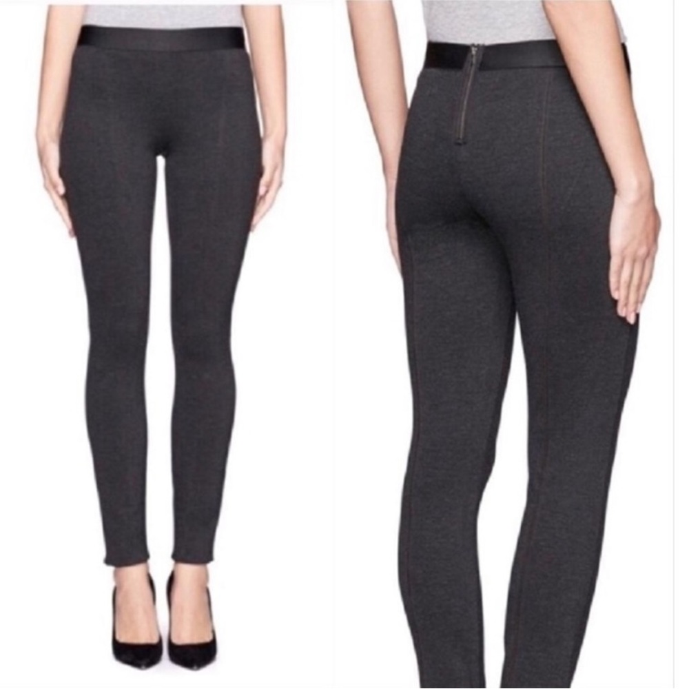 Jcrew Pixie Ponte Knit Pants Gray Petite Medium - image 2